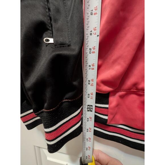 Adidas Jacket Vintage Retro Red Tracksuit Top Oldschool Training Jacket Womens L - Picture 10 of 10